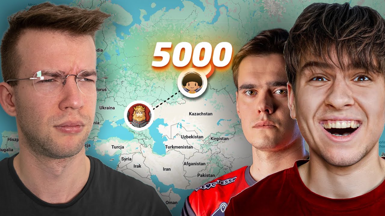 GeoGuessr 1v1 z Natanem, ale Mistrz Polski mu pomaga