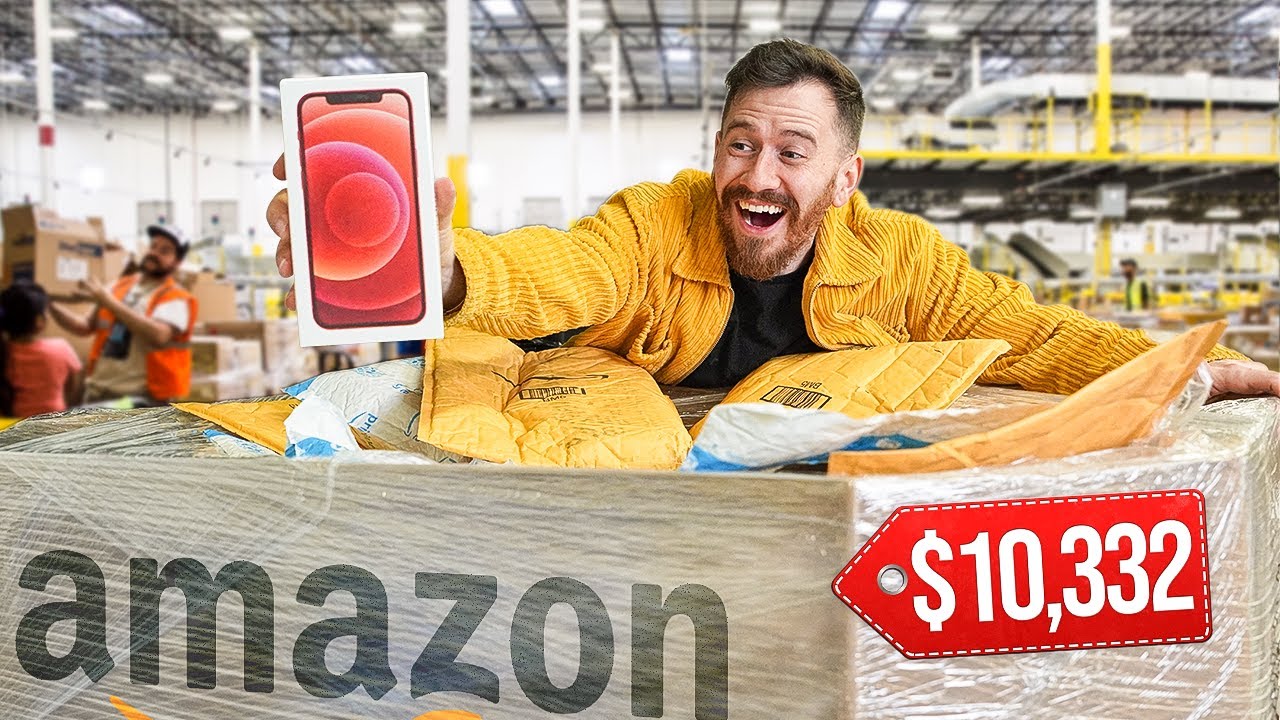 I Bought $10,332 Worth of UNOPENED Amazon Packages and found this.. (IPHONE & SAMSUNG GALAXY)