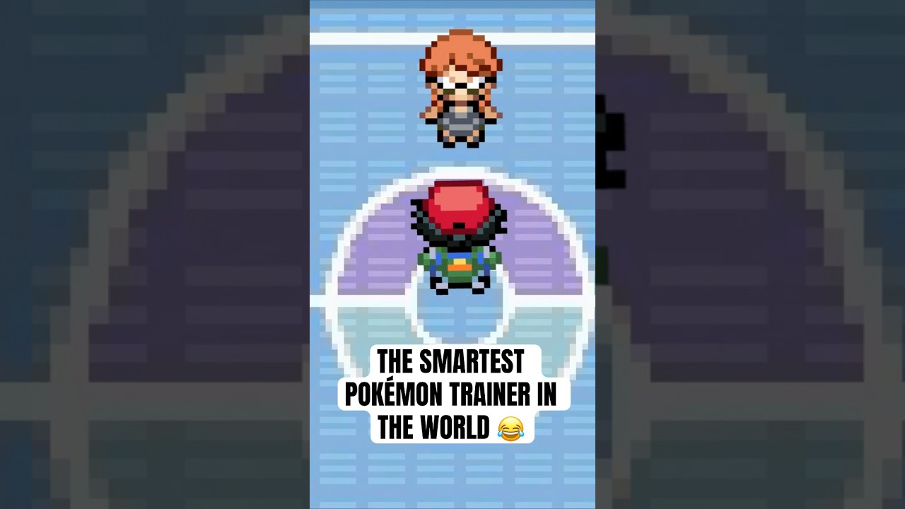 The smartest Pokemon trainer in the world 😂 #pokemon #shorts