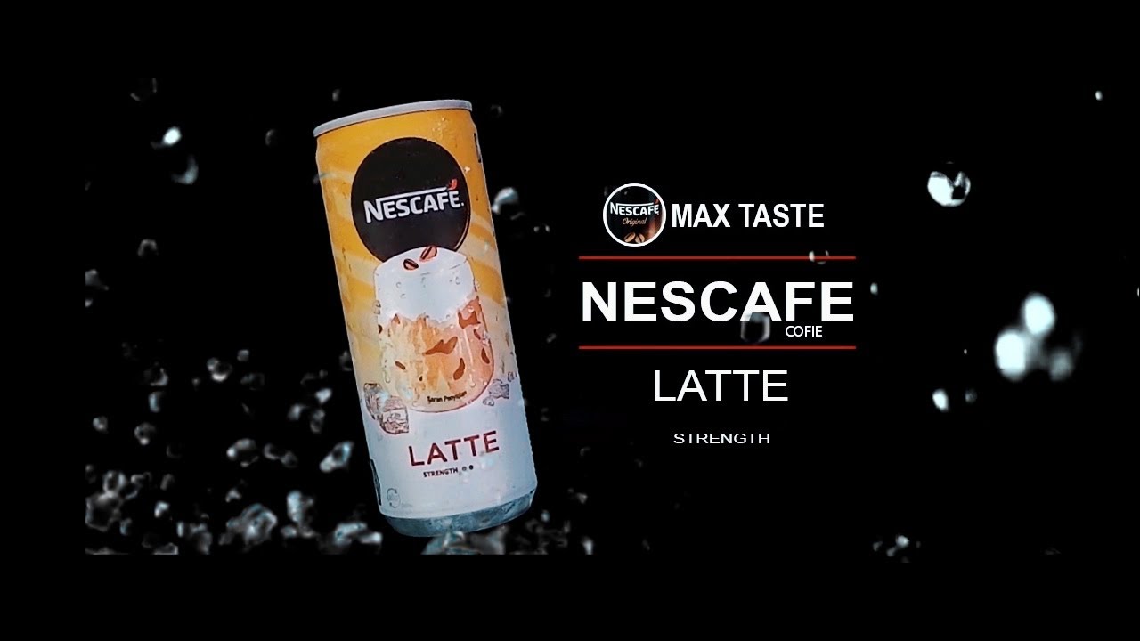 Contoh iklan Produk komersil #Nescafe Latte