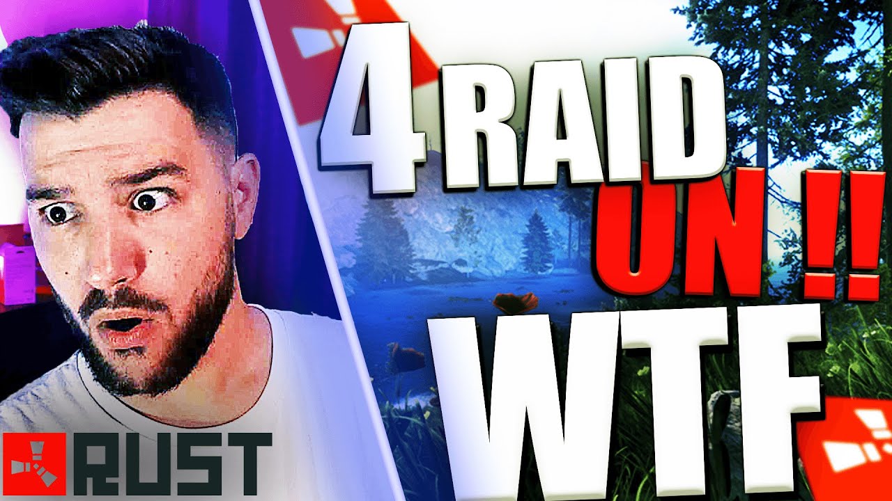 Raid ON 4 fois violement on défend comme des dieux  | RUST FR