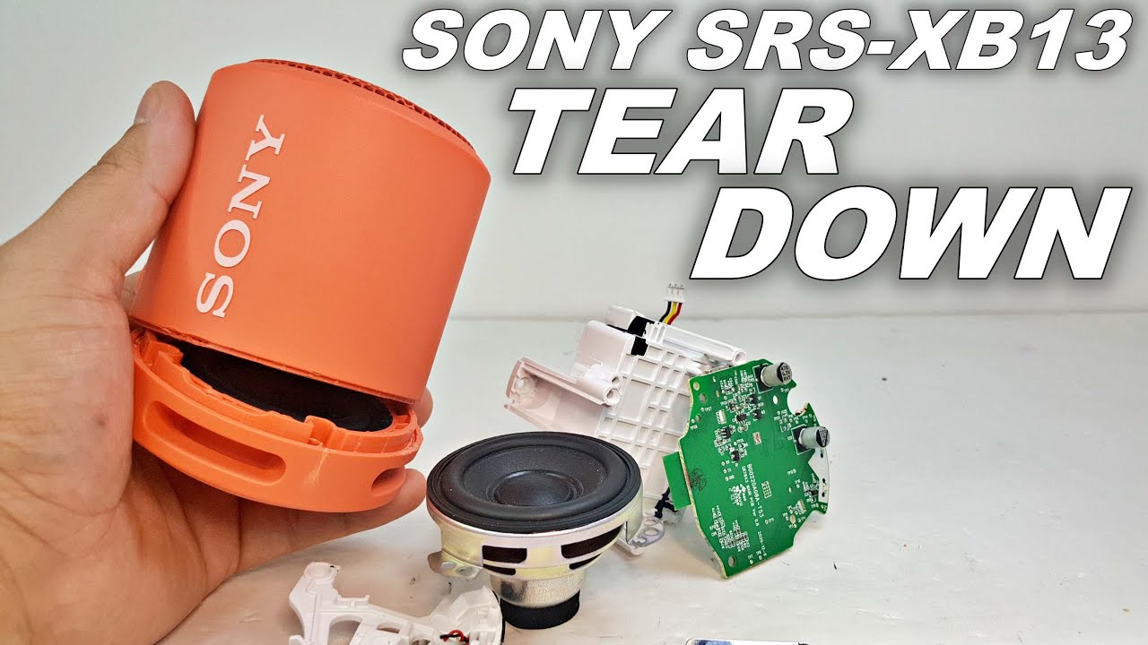 SONY SRS-XB13 ПОЛНАЯ РАЗБОРКА!!!