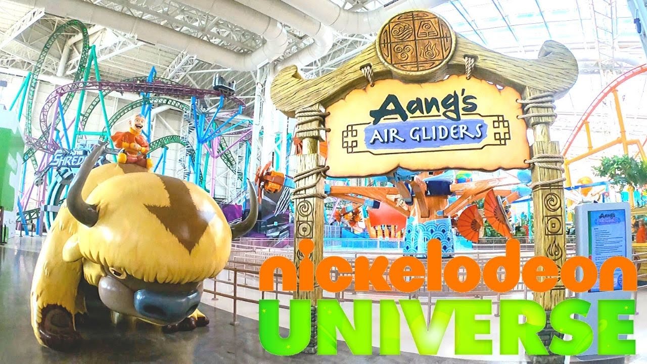 Aang's Air Glider POV Ride Nickelodeon Universe American Dream Mall