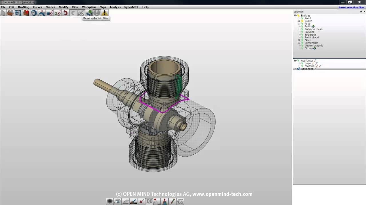 CAD for CAM software: hyperCAD-S - Tutorial Part 4 - Filters (III)
