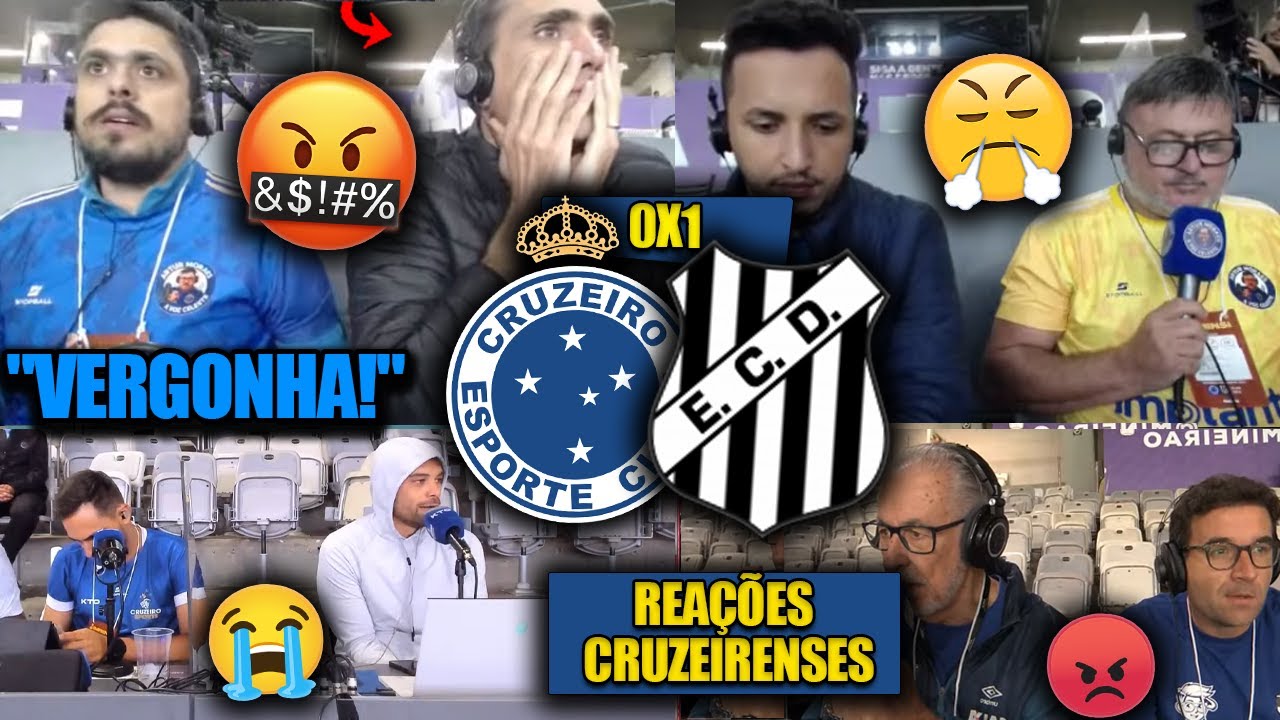 REAÇÕES dos CRUZEIRENSES - CRUZEIRO 0x1 DEMOCRATA - CAMPEONATO MINEIRO 2026 - REACT VAMOS RIR!