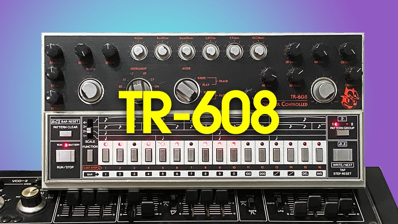 A Tiny 808? Roland TR-606 Modded