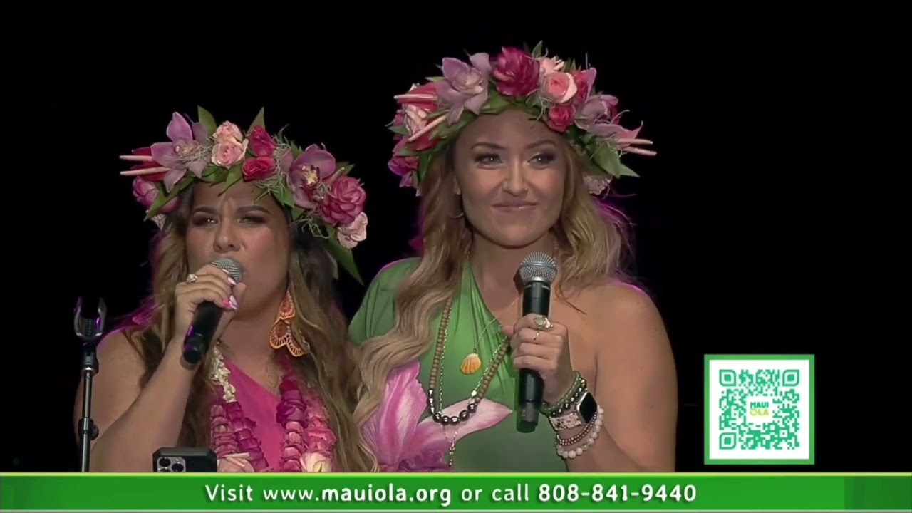 Anuhea + Kimié Miner perform at the Maui Ola Benefit Concert