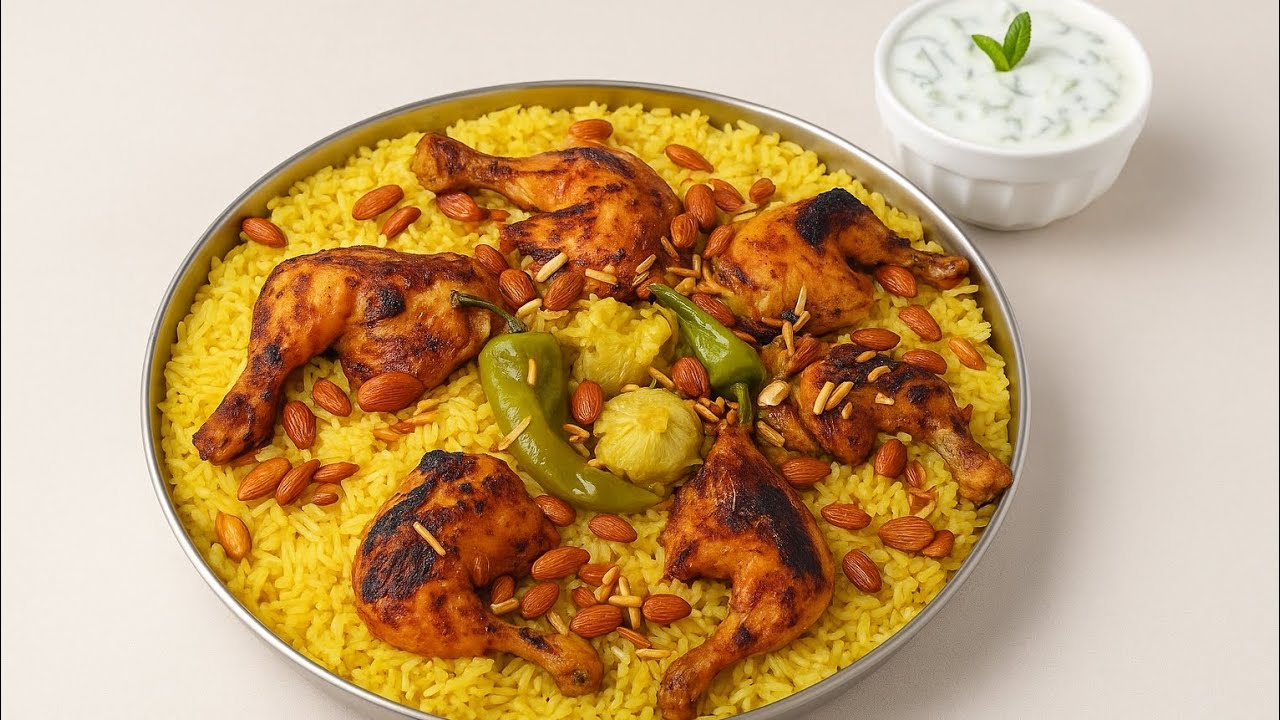 بمكونات من مطبخك.. عملت أفخم كبسة دجاج ببهارات منزلية وبدون تعقيد | تجهز ب 25 دقيقة فقط 😋