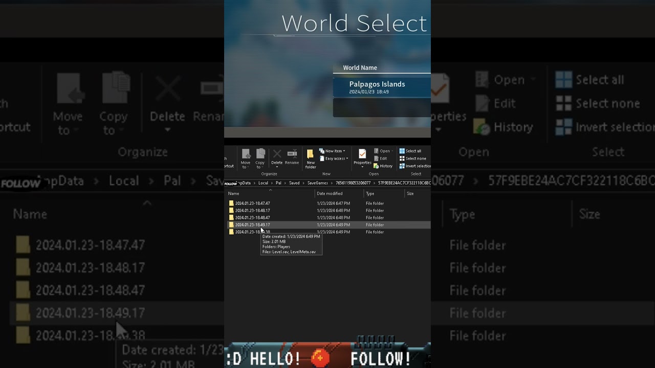 Как исправить файл сохранения Palword в Steam #palworld #steam #save #savefile #savefilefix #recoversave #pal