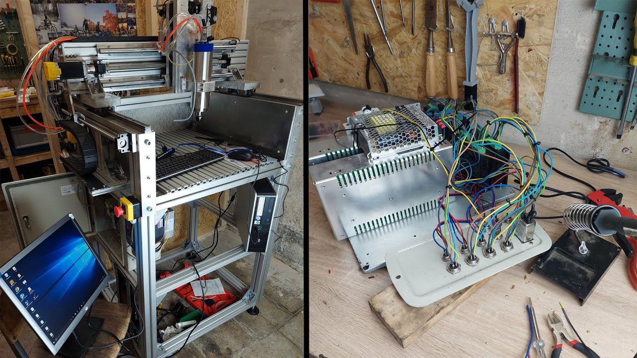 DIY CNC-Fräse für die Werkstatt | 2,2kW Chinaspindel + Estlcam | DIY CNC-Fräse Aufbau Teil 1