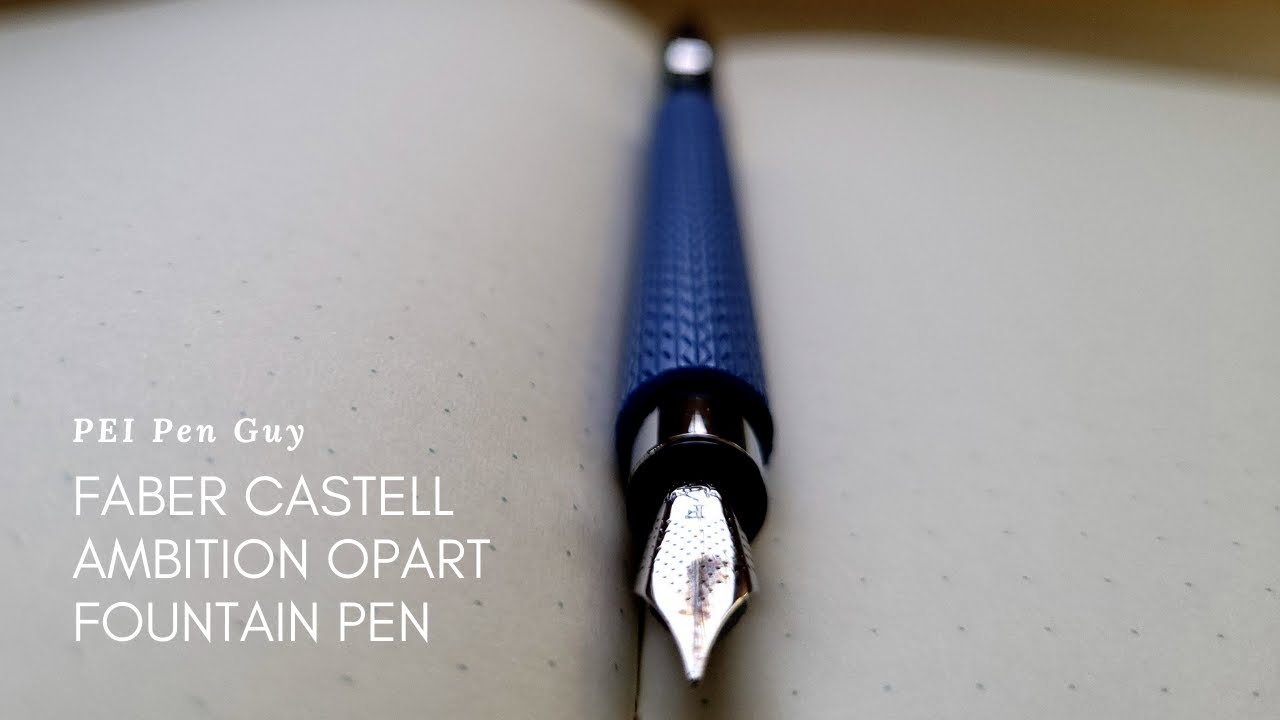 Faber Castell Ambition OpArt Fountain Pen Review.