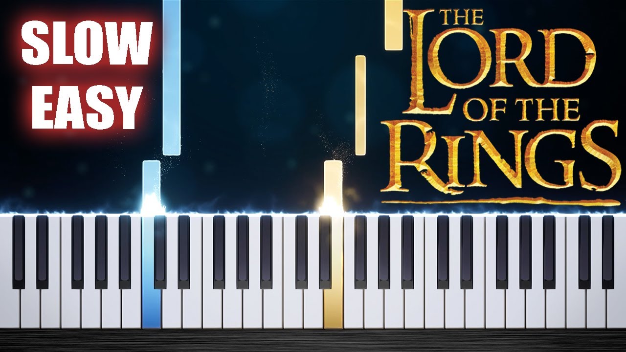 Rohan Theme - SLOW EASY Piano Tutorial by PlutaX