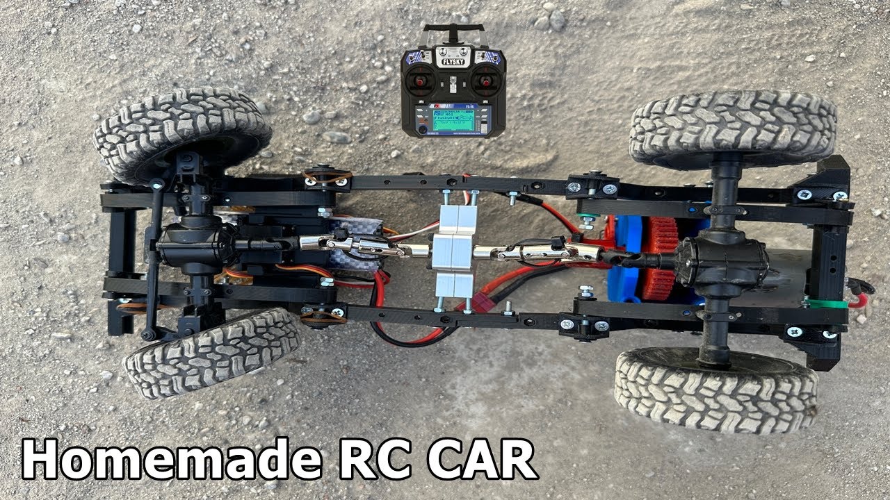 Homemade Rc Car 4x4 with 3D Printer Part 1