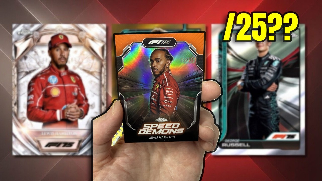 Pulled THIS /25 from my first Topps Chrome F1 2025 box!