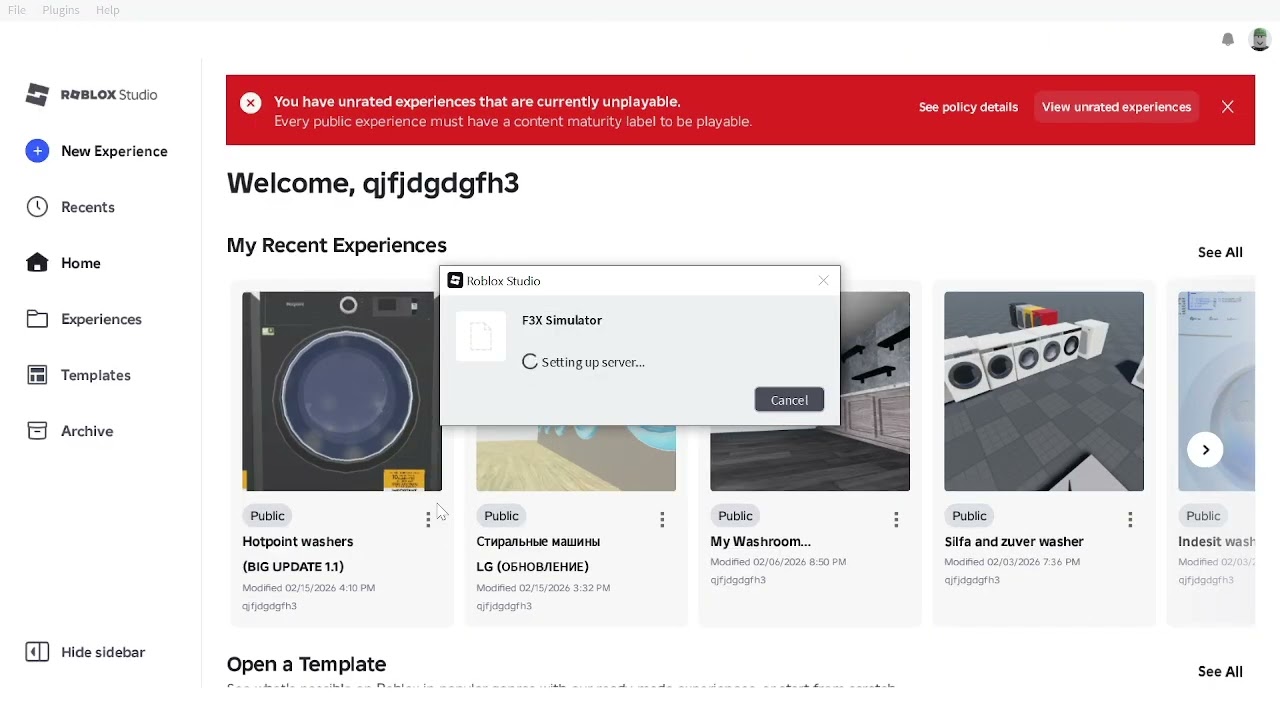 Создаю мою новую игру в роблоксе. @Melanich_Alexsey1003 @ErikGamer6855