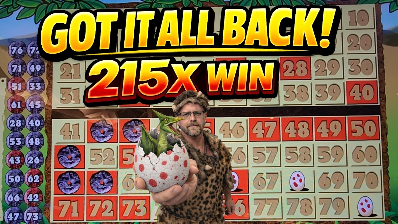 I Won 215X on Caveman Keno Using the Maximizer Betting Method!