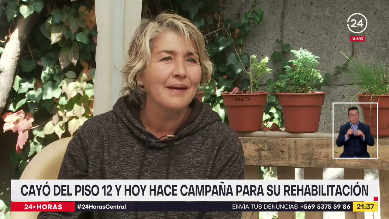 Cayó del piso 12 y hoy hace campaña para su rehabilitación | 24 Horas TVN Chile
