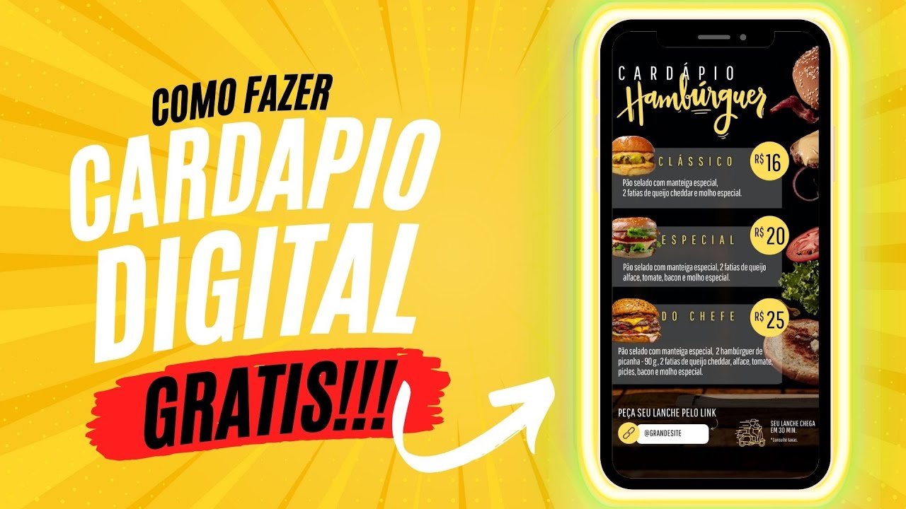 Como criar cardápio digital gratis com QRCODE