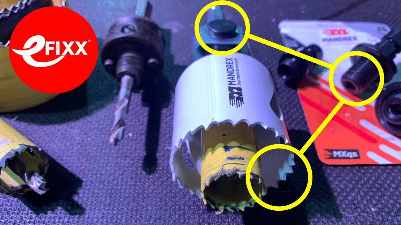 3 Reasons you'll love this Mandrex quick release hole saw system.