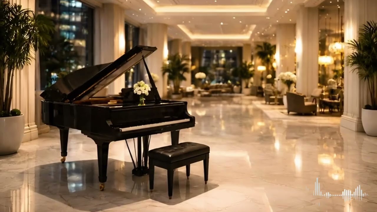 Midnight Lobby Piano | 고급호텔 로비 야경 그랜드피아노 감성 무드