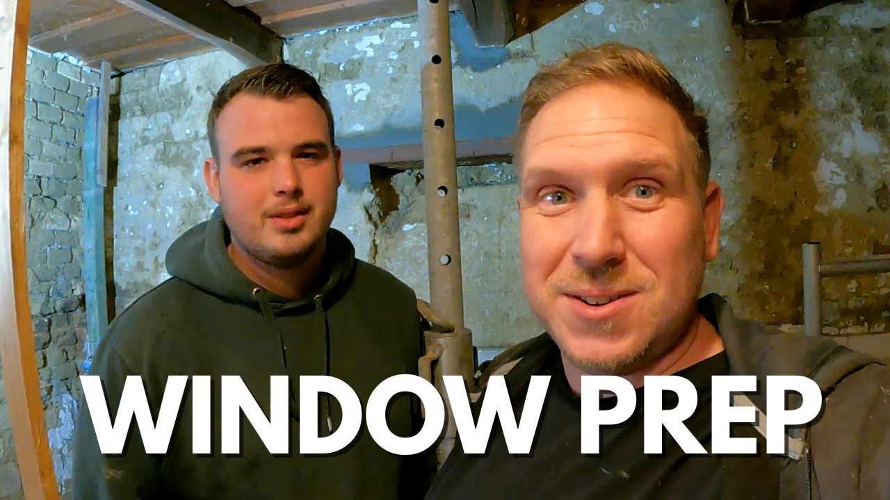 Window Preparation |  Wheel Loader maintenance (27) #lintels #wheelloader #maintenance  #rurallife