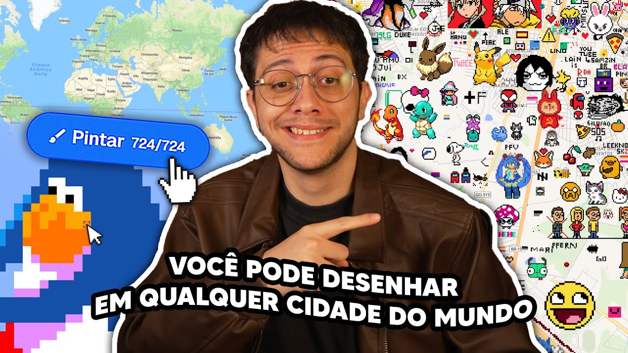 O site de PIXEL ART que DOMINOU a INTERNET BRASILEIRA (WPlace)
