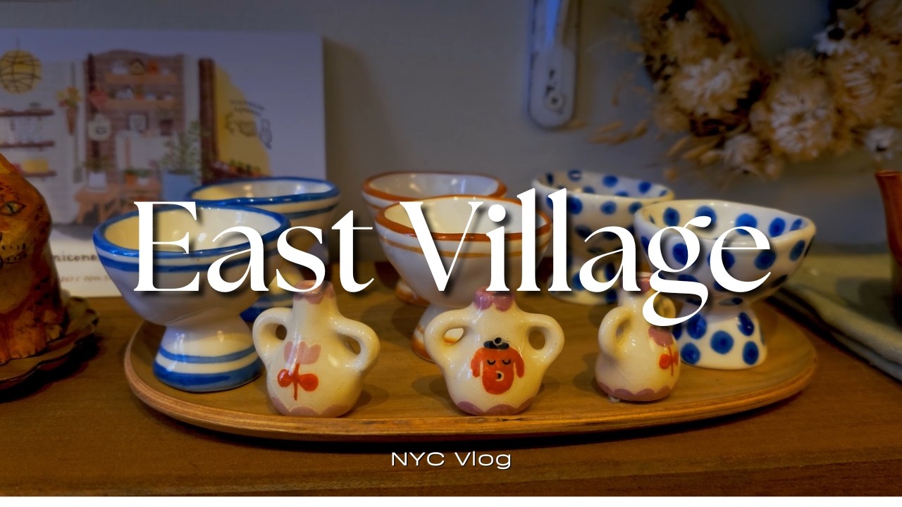 Brunch & Stationary - Shopping in the East Village | NYC Weekend Vlog
