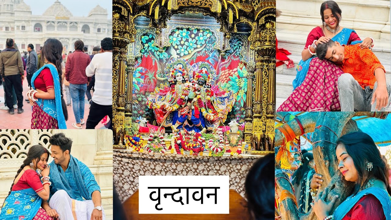 वृन्दावन aana  sobhagay ki bat h 🙏🏻. Krishna ko dekh sab bhul bethi 🥹. Nidhivan ki Raslila 🥹🥹