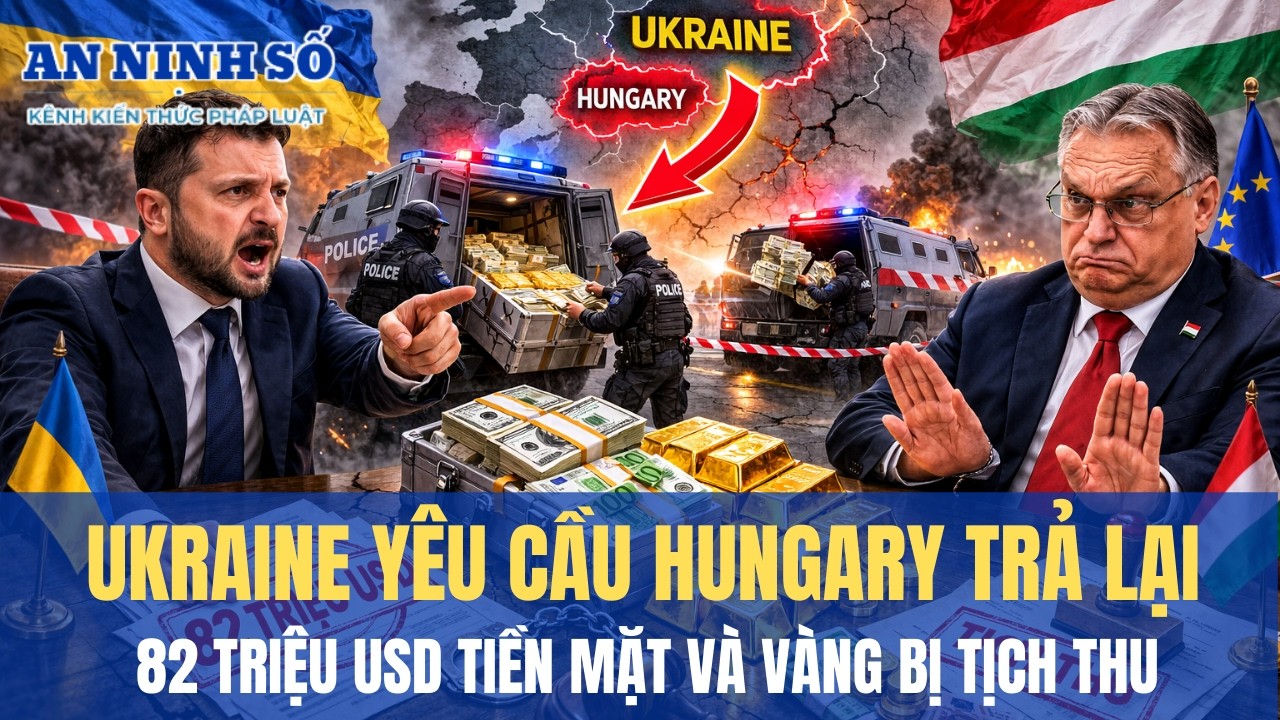 Ukraine y&ecirc;u cầu Hungary trả lại 82 triệu USD tiền mặt v&agrave; v&agrave;ng bị tịch thu