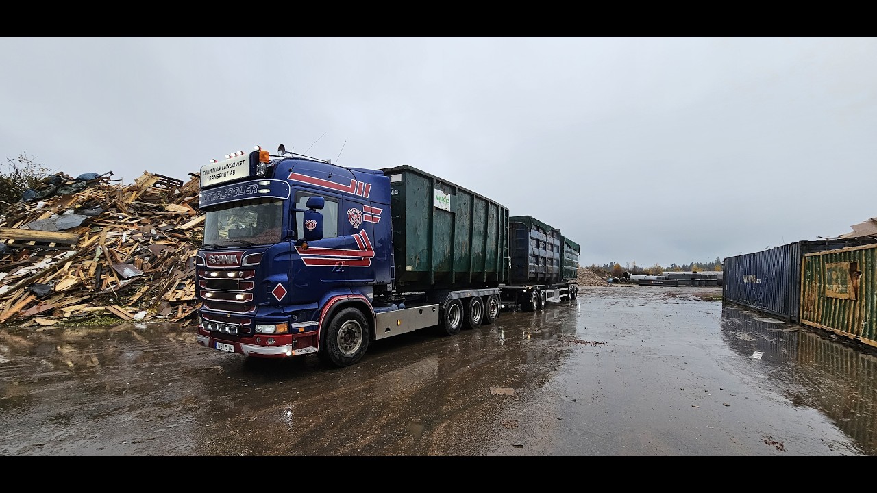 En vecka som containerchaufför 🚛 | Så här är livet som lastbilschaufför