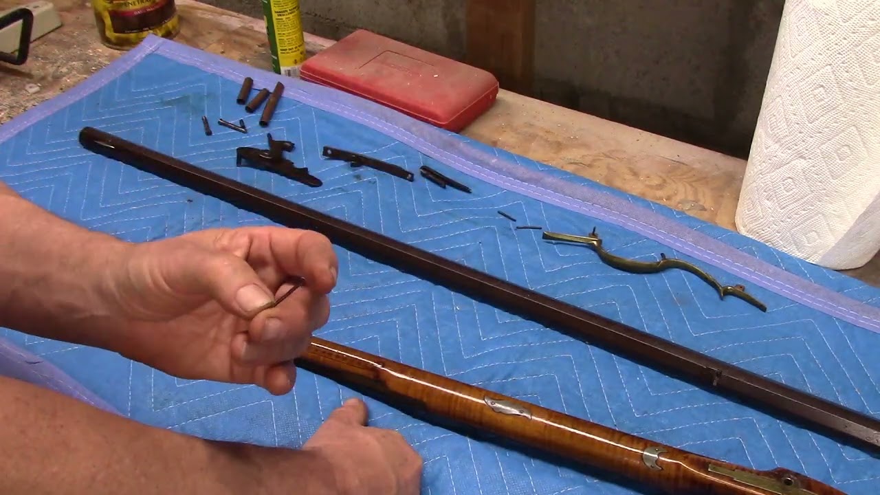 Antique Muzzle Loader Stock Repair Finished + Metal Refurb