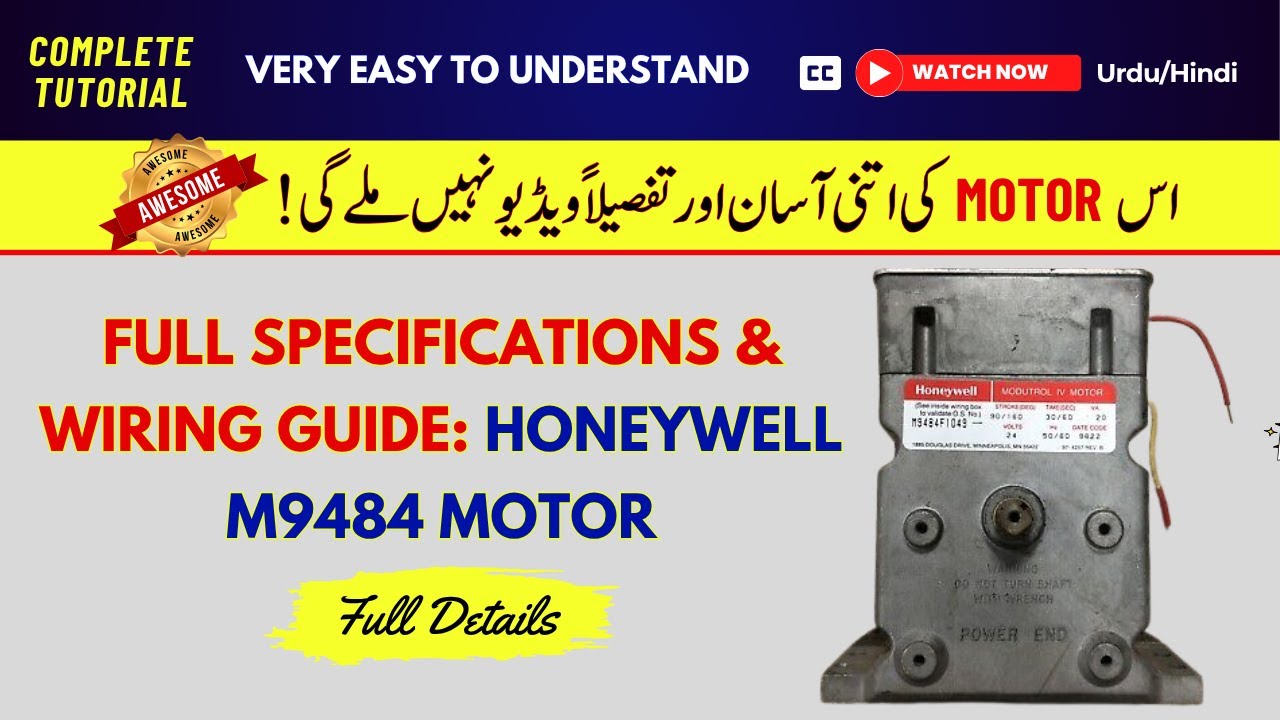 Fixing, Testing & Setting Up the M9484 Honeywell Modutrol Motor | Facilitators Plus