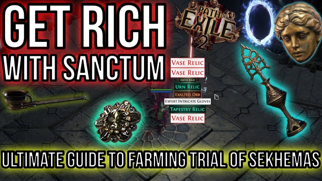 The Ultimate Guide to Farming Trial of the Sekhemas - Sanctum Farm Guide (with Full 20 Minute Run)