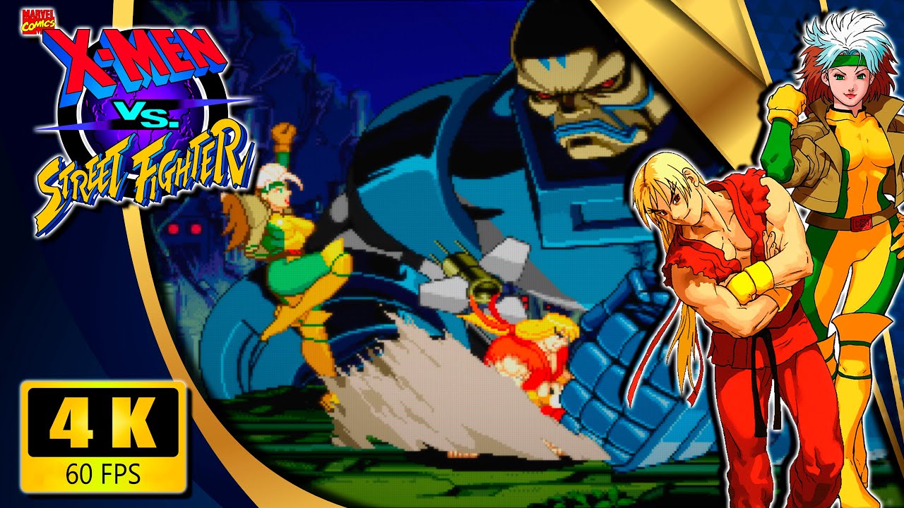 X-Men vs. Street Fighter (PlayStation) 【Longplay】