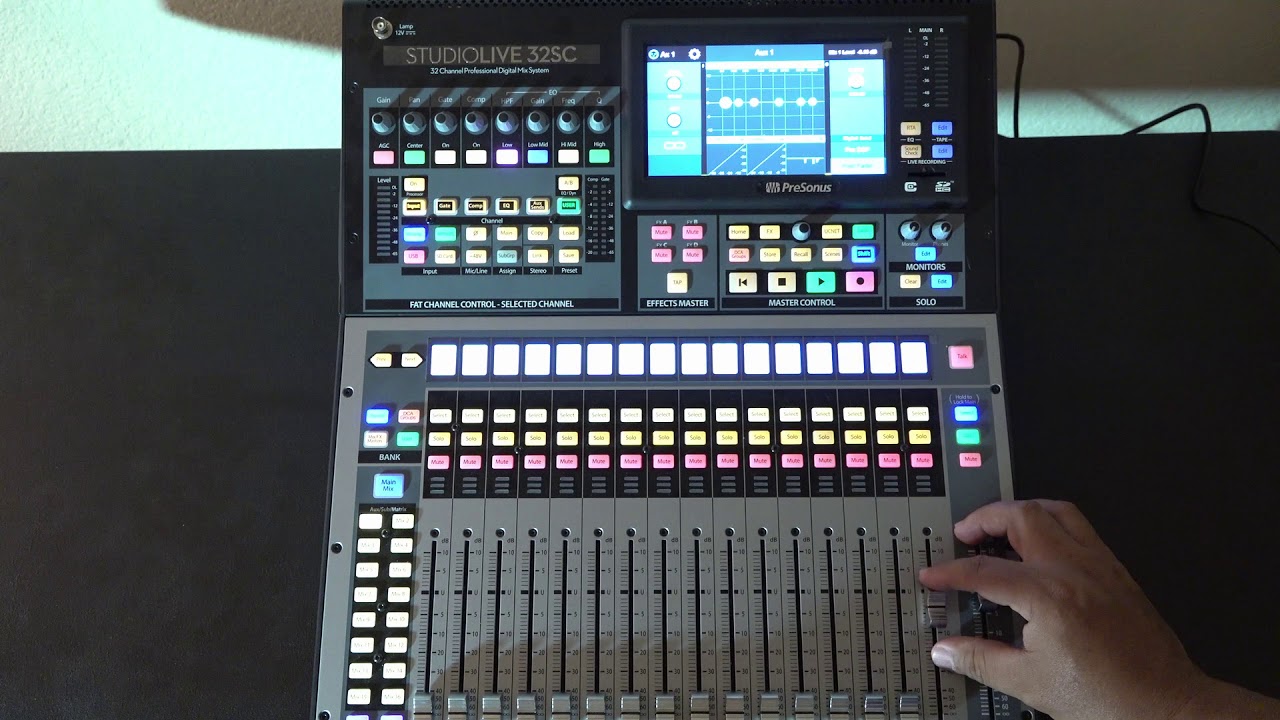 Presonus StudioLive 32 SC Tutorial Parte 2