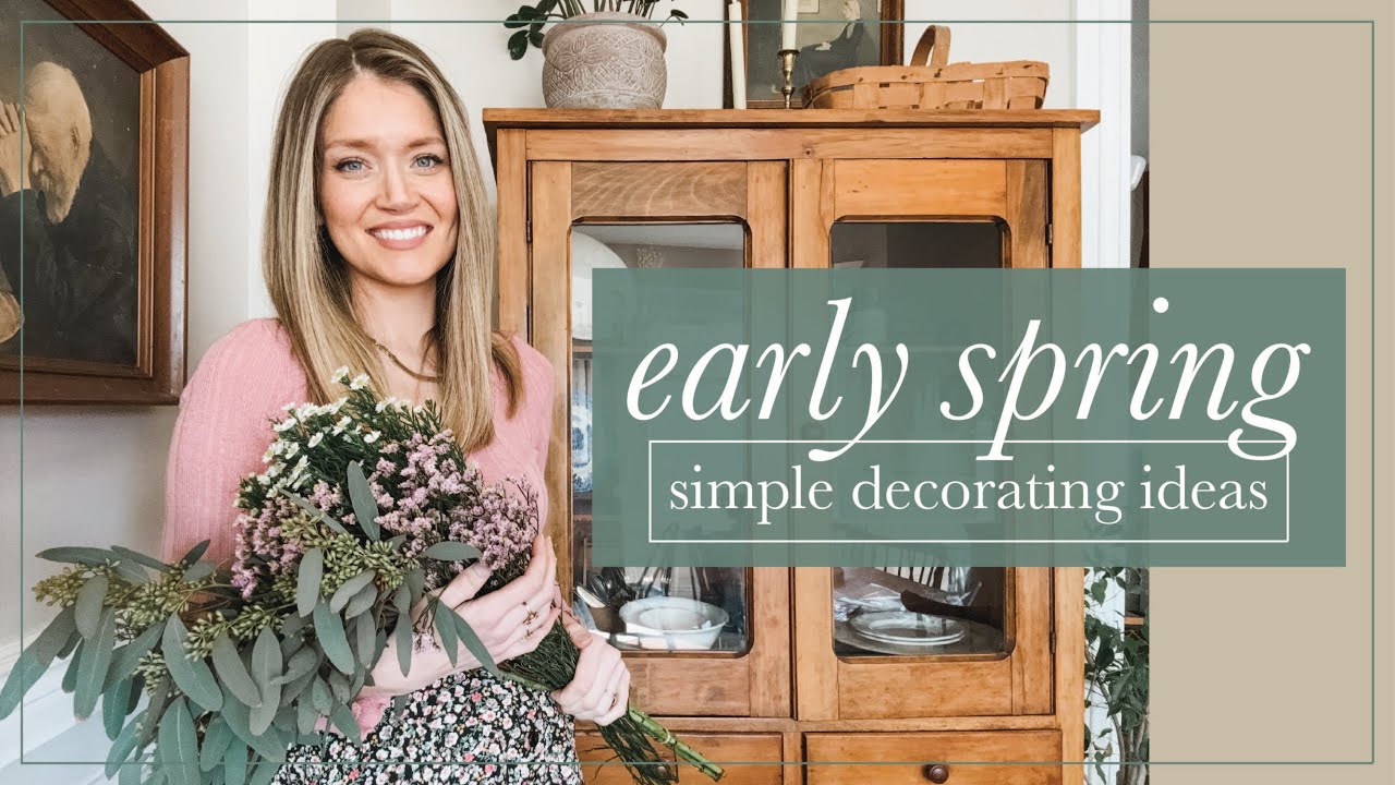 Beautiful Homemaking in Early Spring | Clean + Simplify | Let's Talk Idleness | DIY Bookshelf