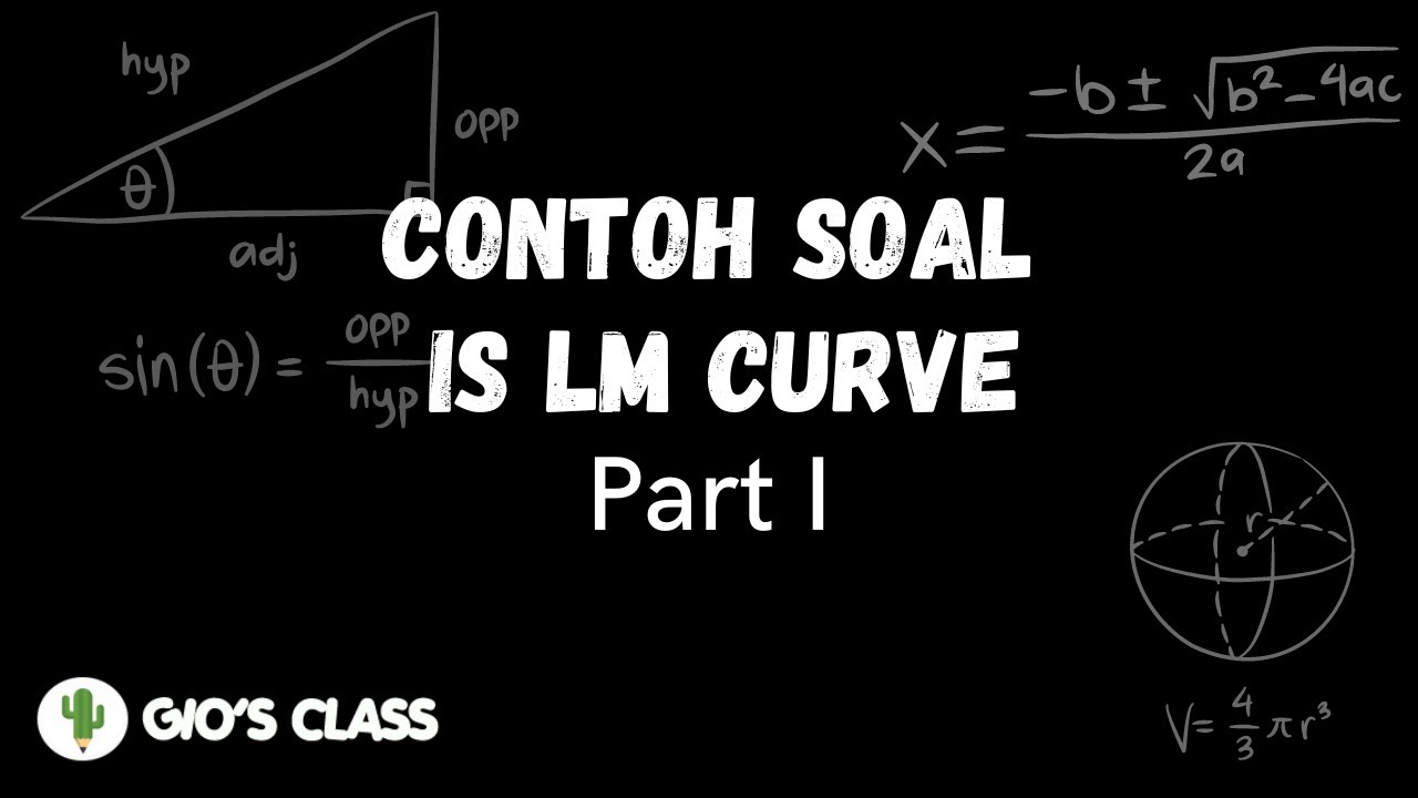 Contoh Soal IS LM Curve Part 1
