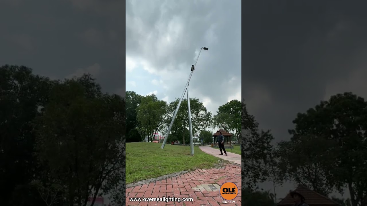 OLE Mid Hinged Pole | Lowering and Raising Demonstration