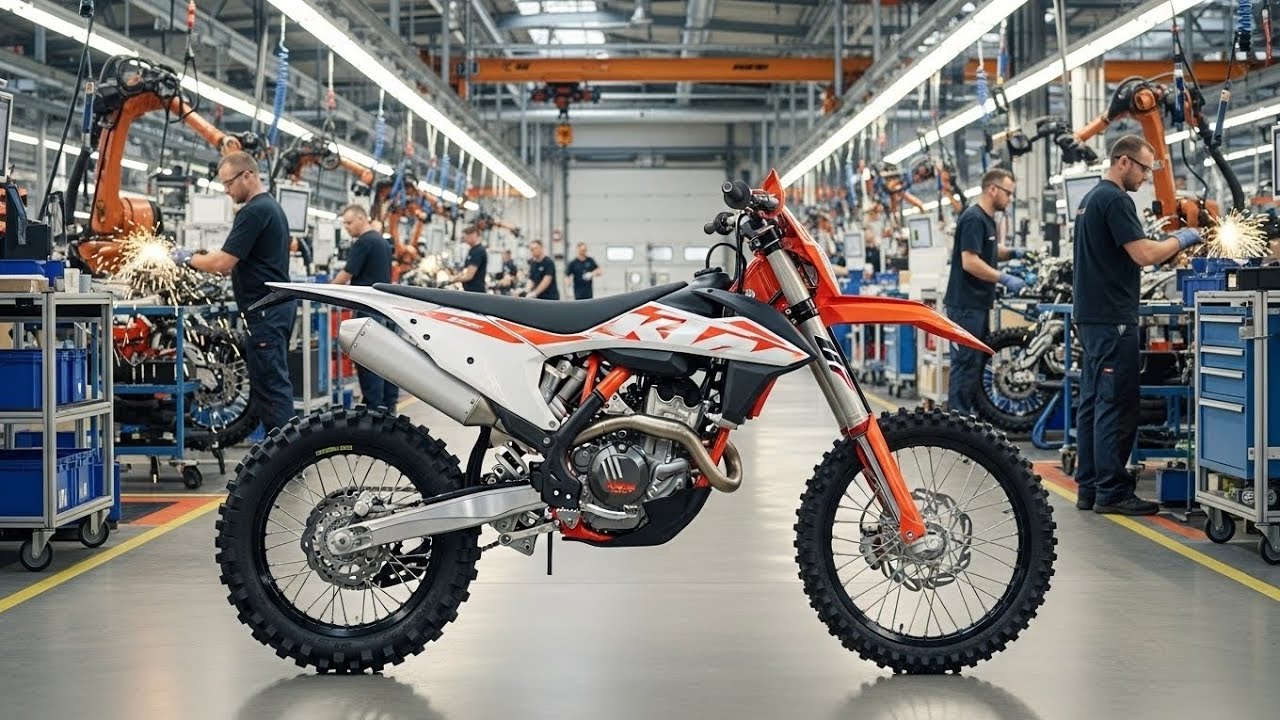 Inside KTM&rsquo;s Austrian Factory: How Off-Road Motorcycles Are Built from Steel to Dirt (Full Process)