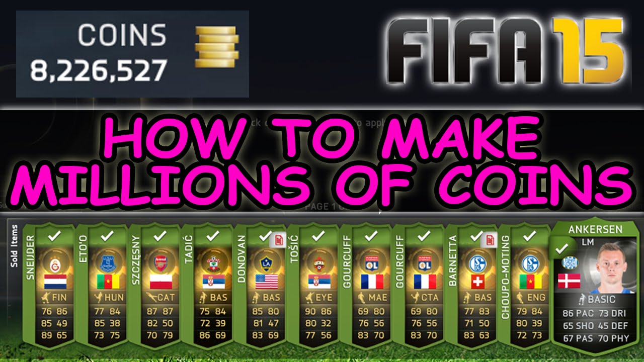 HOW TO MAKE MILLIONS OF COINS ON FIFA 15 ULTIMATE TEAM!!!