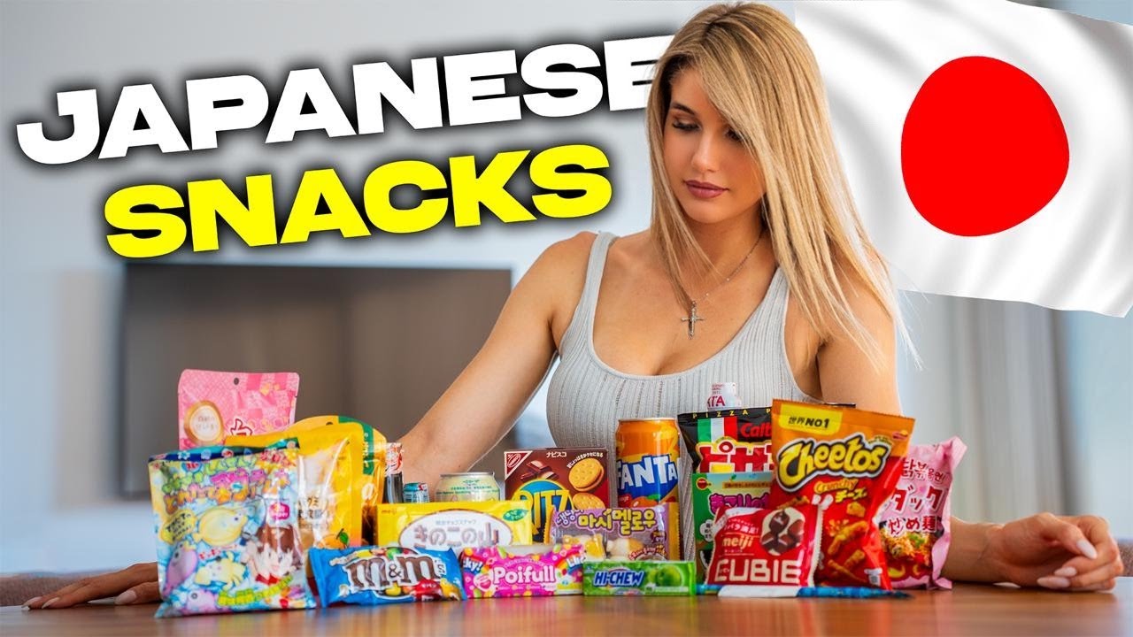 Trying Exotic Japanese Snacks for the First Time 🍡🇯🇵 | Alina’s Sweet & Spicy Surprise