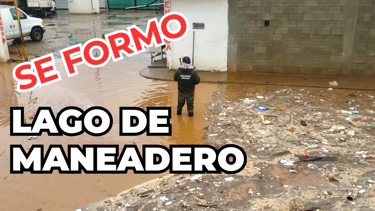 As&iacute; Quedo Maneadero Despu&eacute;s De Las Lluvias, Calles Inundadas, Baja California