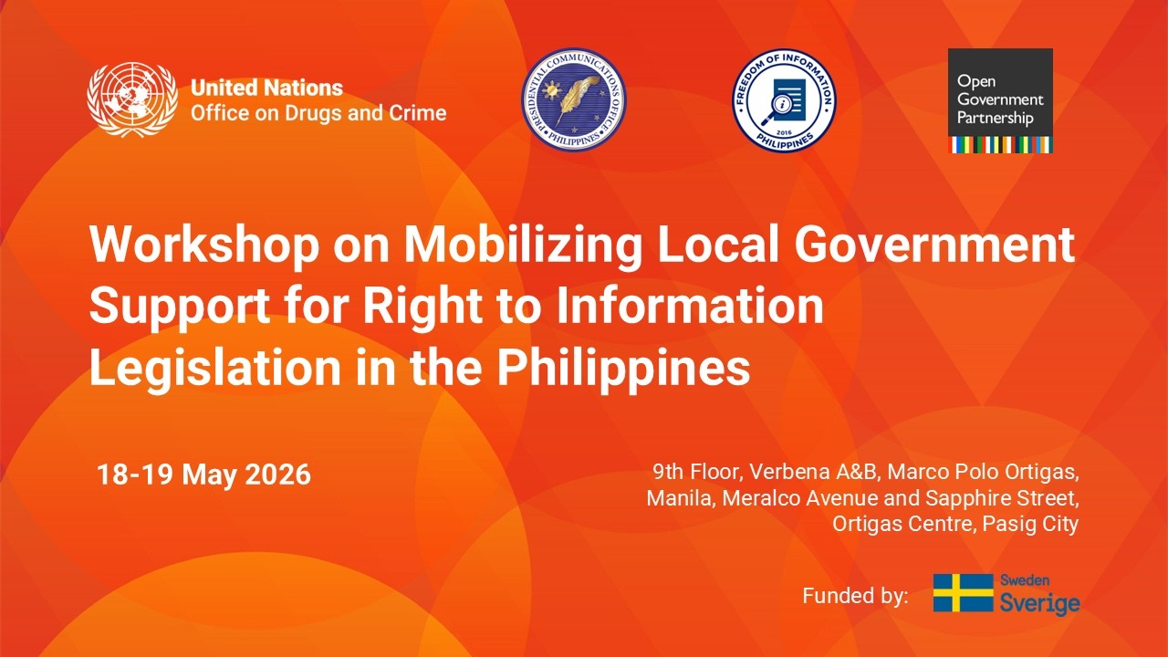 Mobilizing Local Government Support for FOI Legislation Day 2