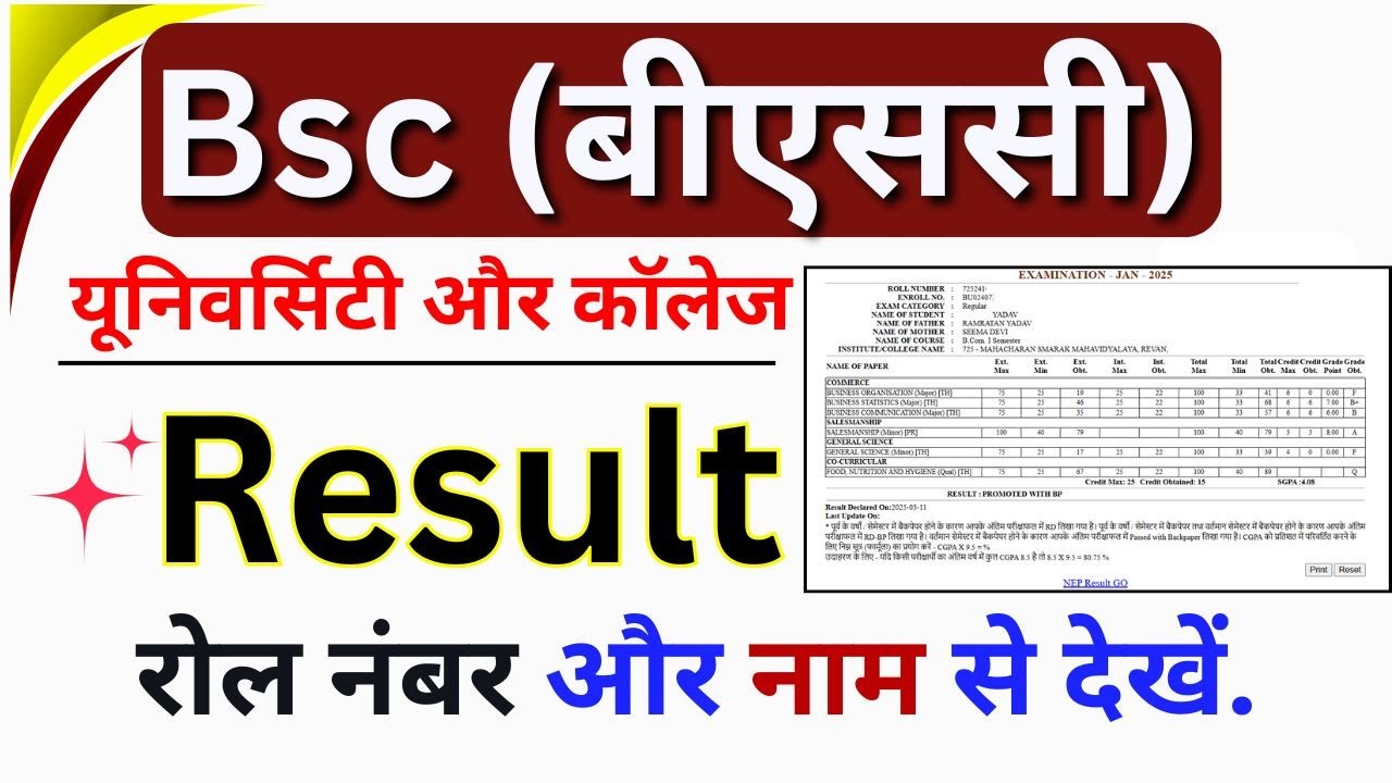 Bsc year Result 2025 || Bsc Result 2025 || How to get Bsc Result 2025 || Check Bsc result.