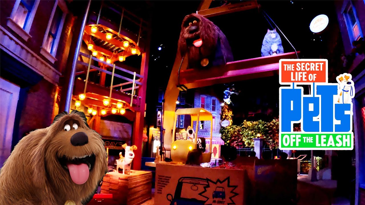 The Secret Life of Pets Off the Leash 4K Front Seat POV - Universal Studios Hollywood