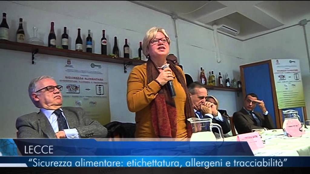 02 12 2015 TELEREGIONE LECCE SICUREZZA ALIMENTARE ETICHETTATURA ALLERGENI E TRACCIABILITA