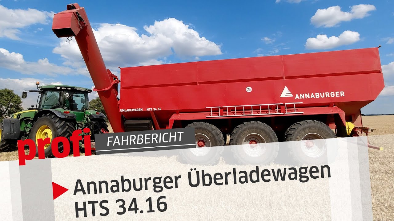 Annaburger Überladewagen HTS 34.16: Ausgewachsener Korntanker | profi #Fahrbericht