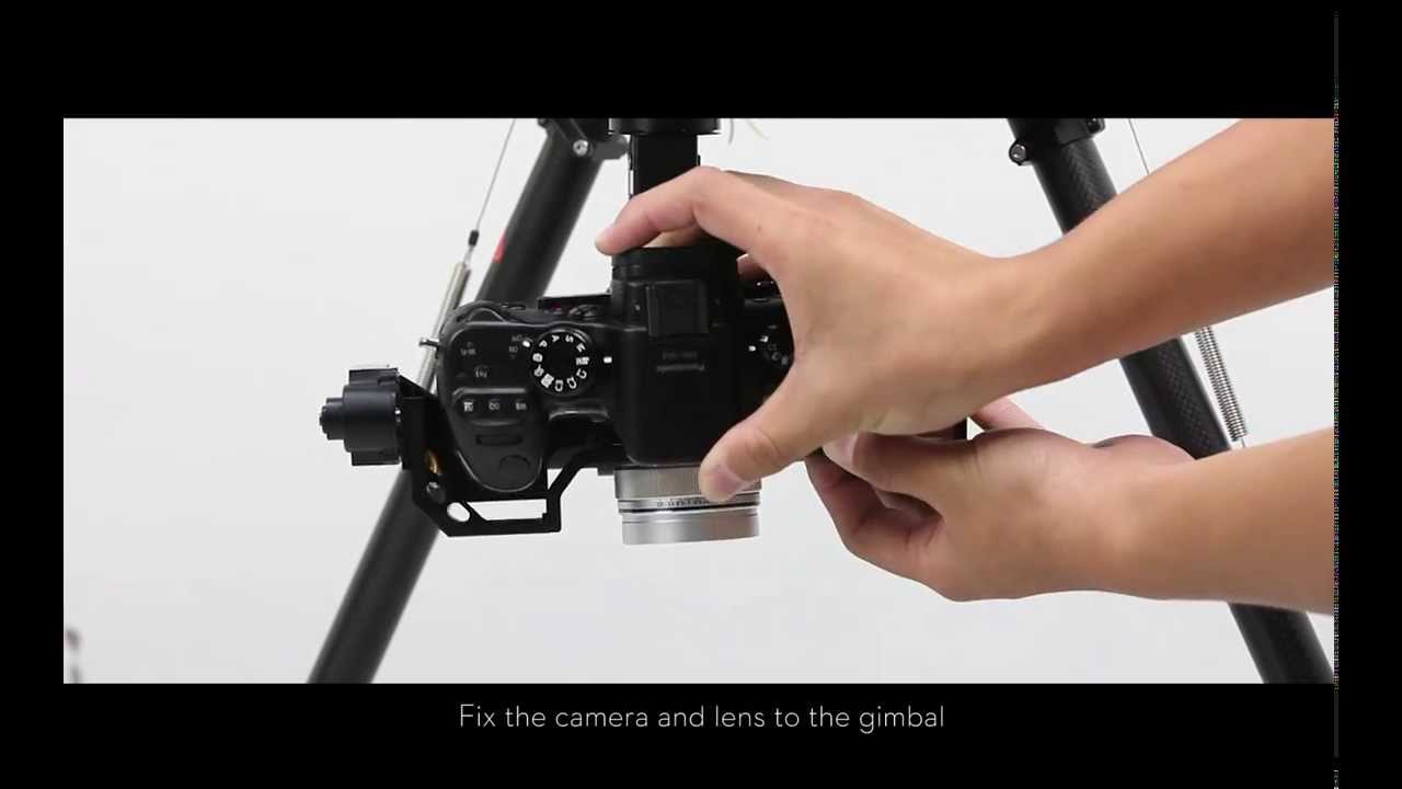 DJI How to connect and assemble the Zenmuse Z15 GH3 Gimbal