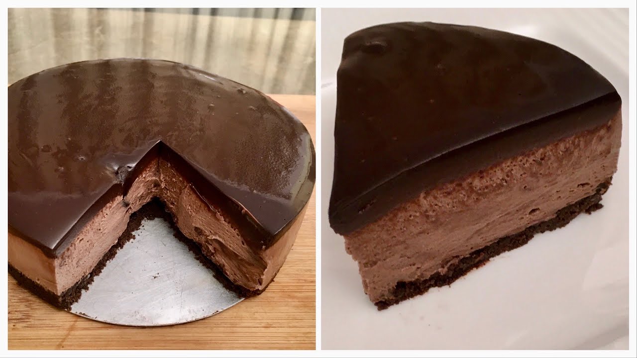 No Bake Chocolate Cheesecake | No Gelatin,  No Oven, No Egg | Cheesecake | Homemade Cream Cheese