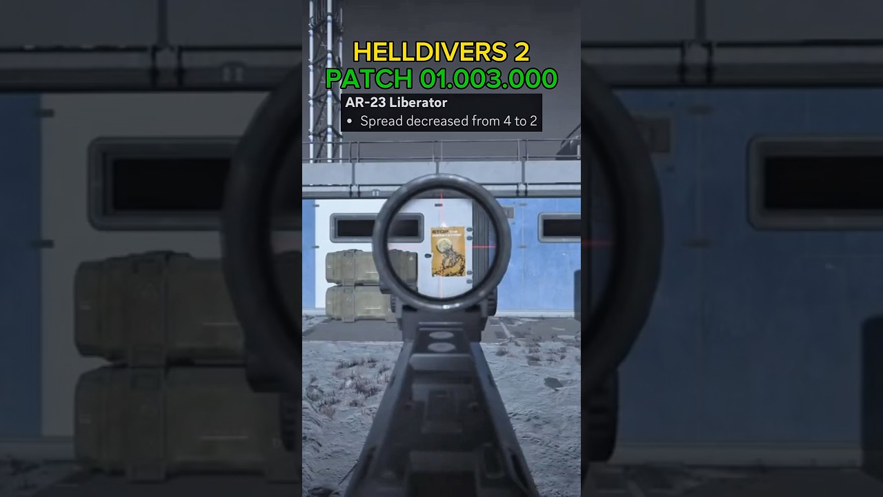 AR-23 Liberator BUFF After Patch 01.003.000 - Helldivers 2
